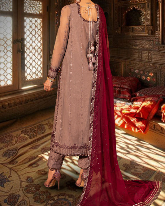 EMBROIDERED NET 3 PCS