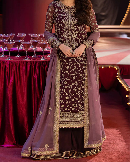 Embroidered Chiffon 3 Pcs