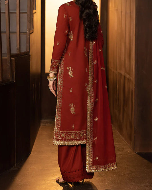 Embroidered Silk 3 Pcs