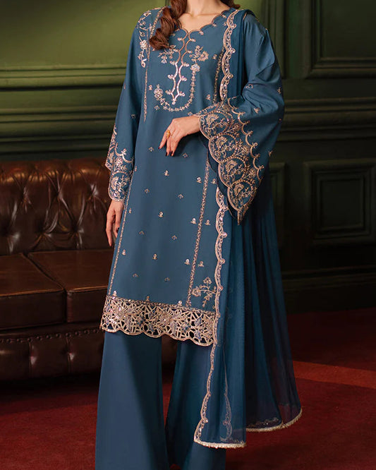 EMBROIDERED SILK 3 PCS