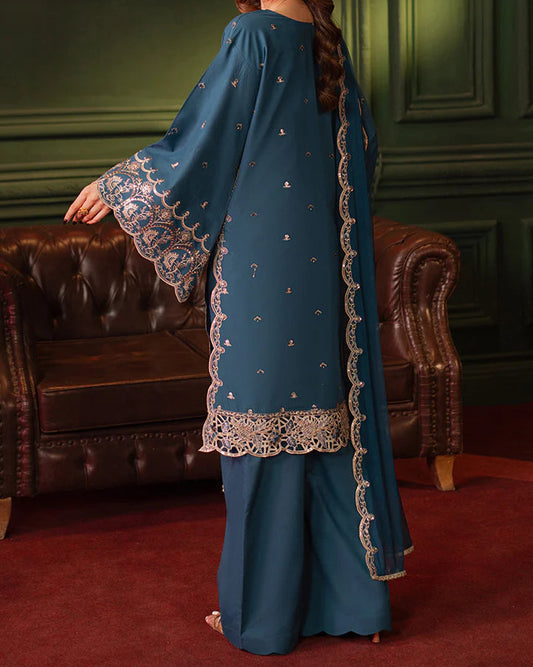 EMBROIDERED SILK 3 PCS