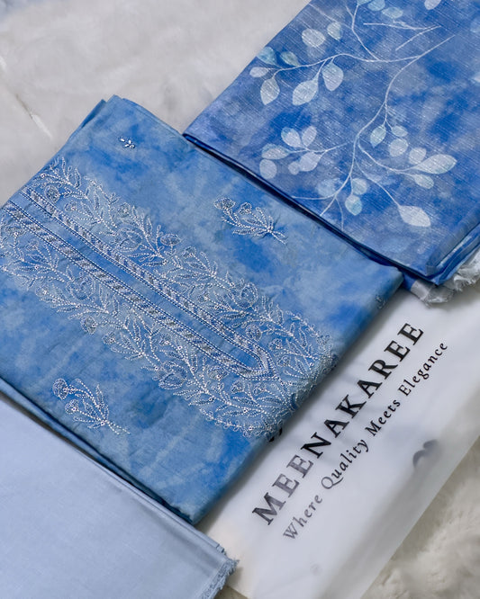 Embroidered Cutwork Banadora Lawn