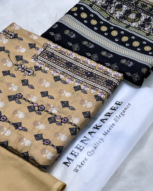 Embroidered Cutwork Banadora Lawn