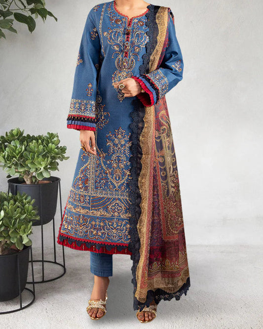 EMBROIDERED JACQUARD 3 PCS